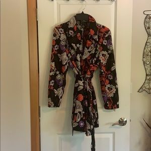 INC dressy trench coat